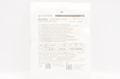 Avanos NM-60ENEN NeoMed Enteral Extension Set Priming Volume 1.8mL x 60inch